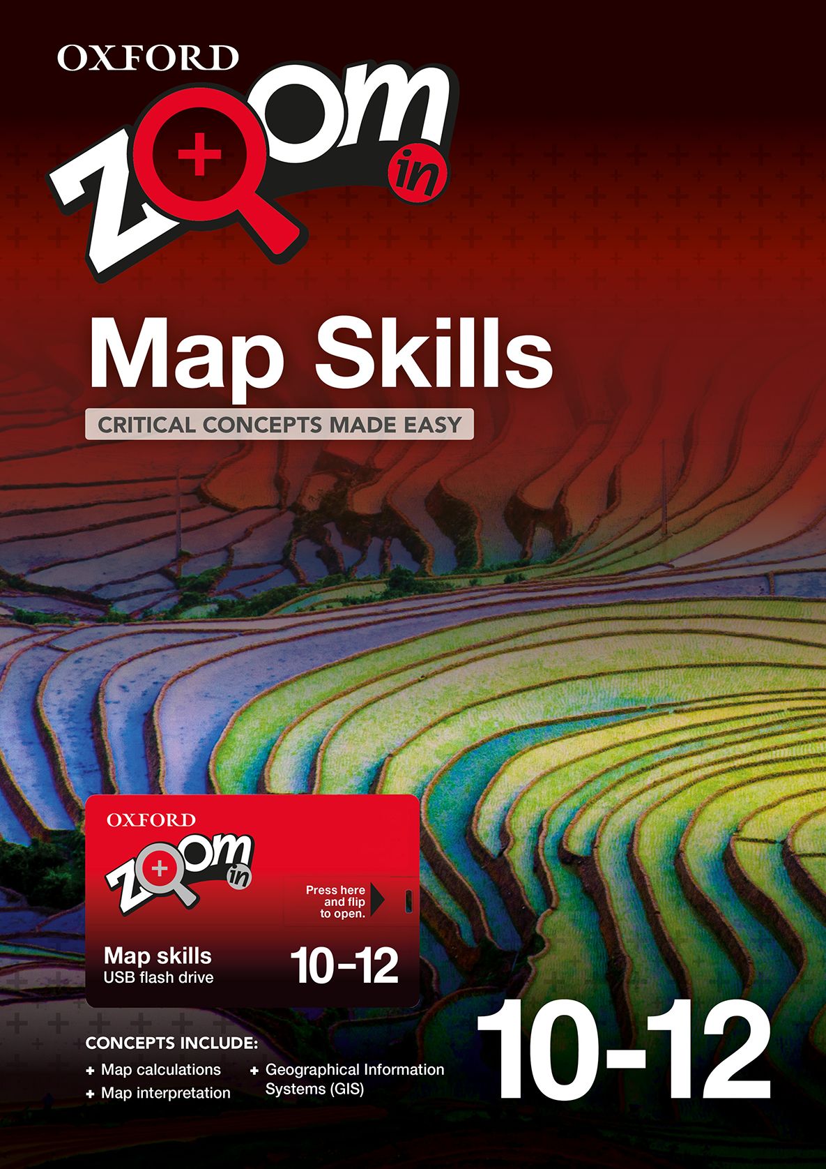 Zoom in Map Skills Grade 10 to 12 (USB and Book) Oxford Digital